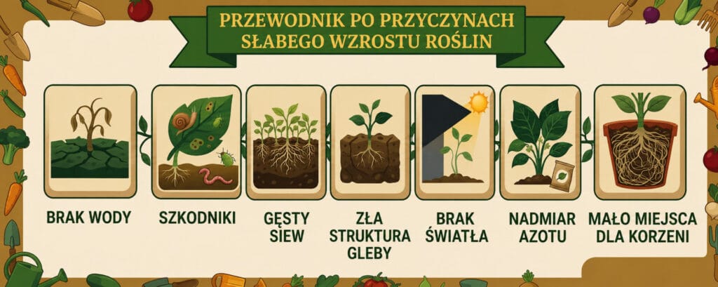 przyczyny słabego wzrostu